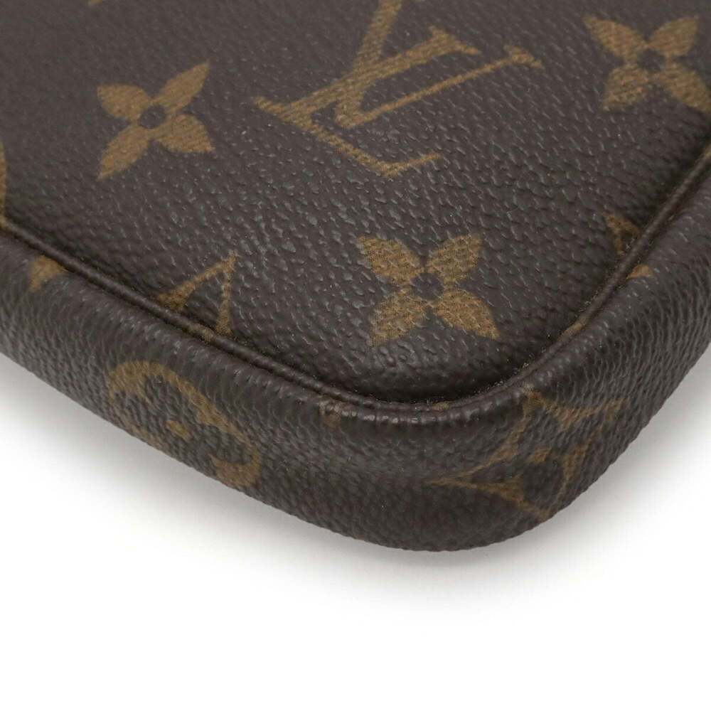 LOUIS VUITTON Authentic Brown Monogram Pochette Pouch - Picture 4 of 8